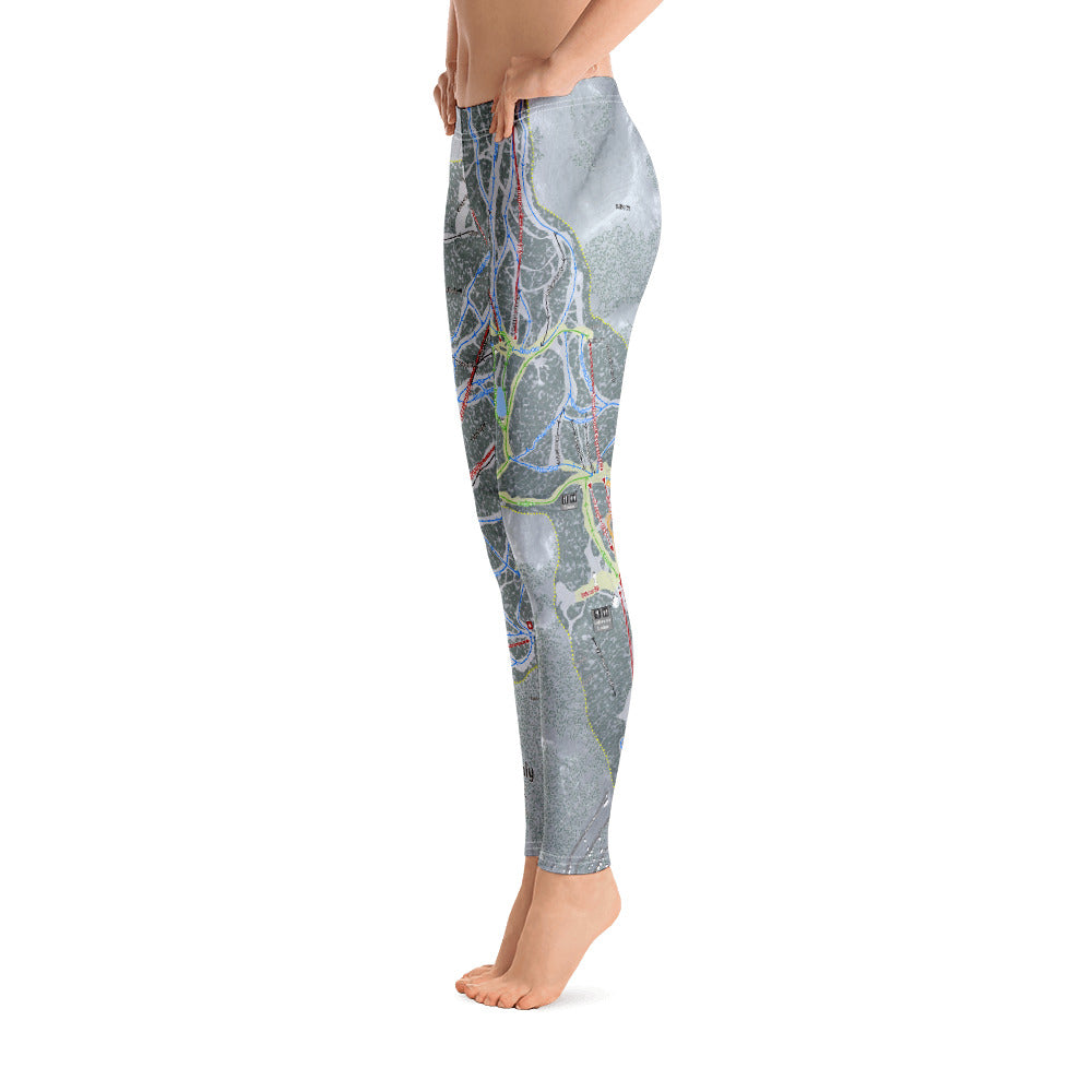 Heavenly, Nevada Ski Trail Map - Women's Base Layer Bottoms - Powderaddicts