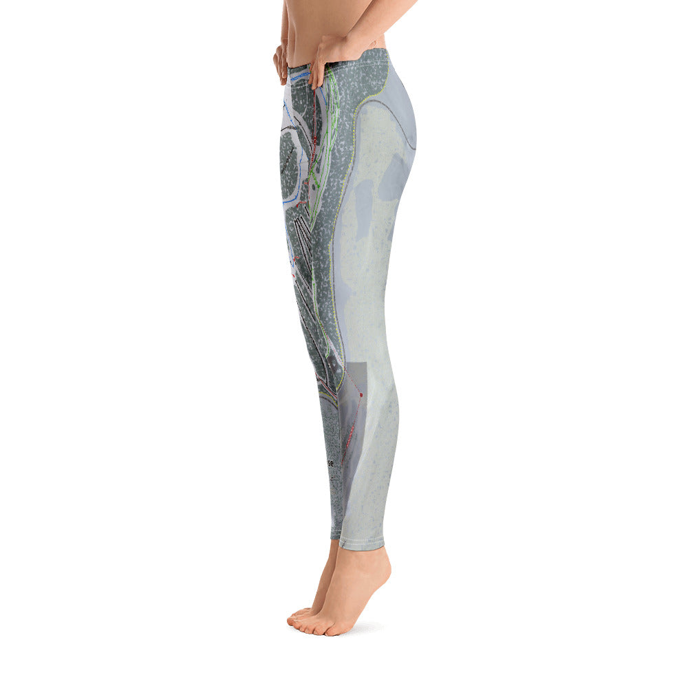 Mt. Rose, Nevada Ski Trail Map - Women's Base Layer Bottoms - Powderaddicts