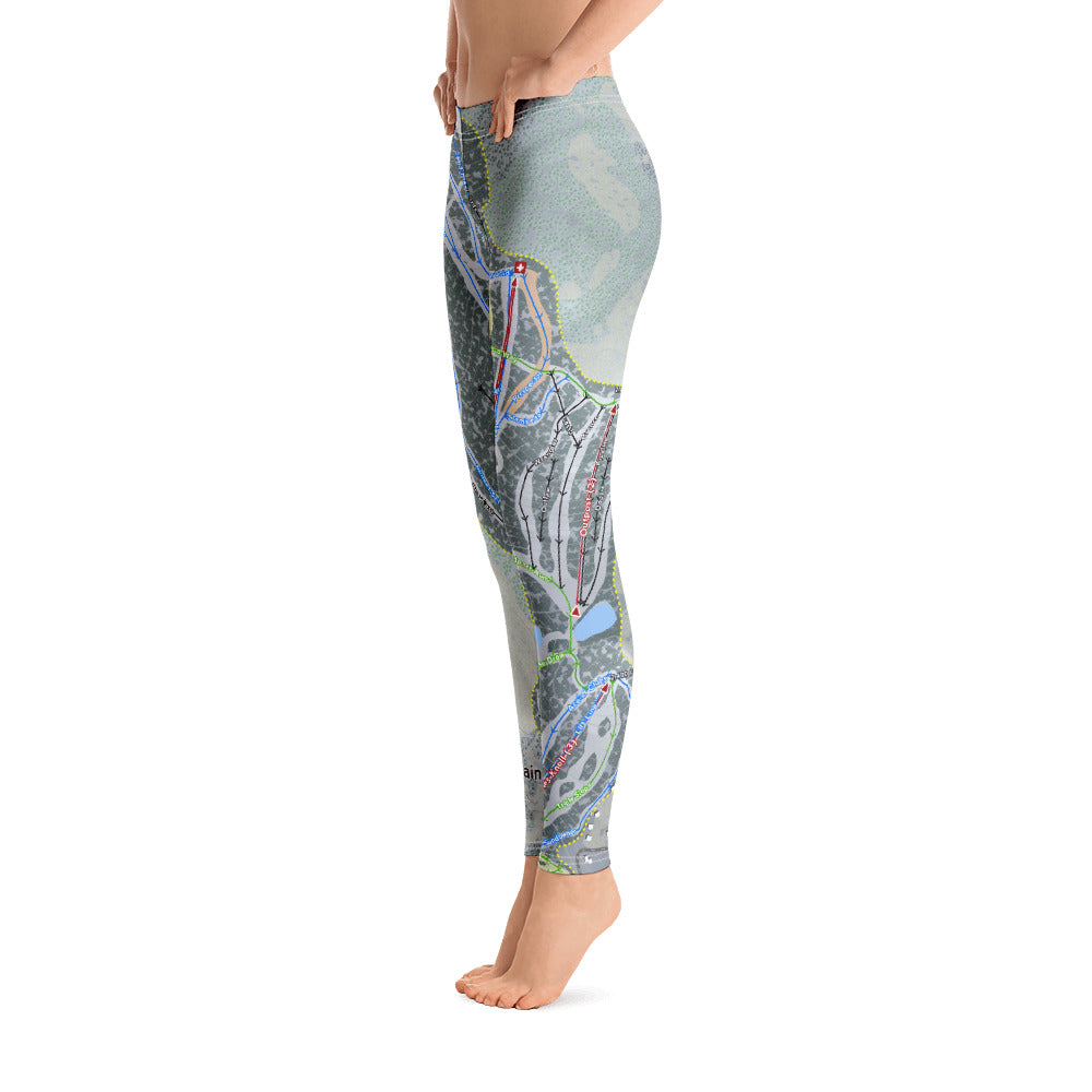 Pico Mountain, Vermont Ski Trail Map - Women's Base Layer Bottoms - Powderaddicts