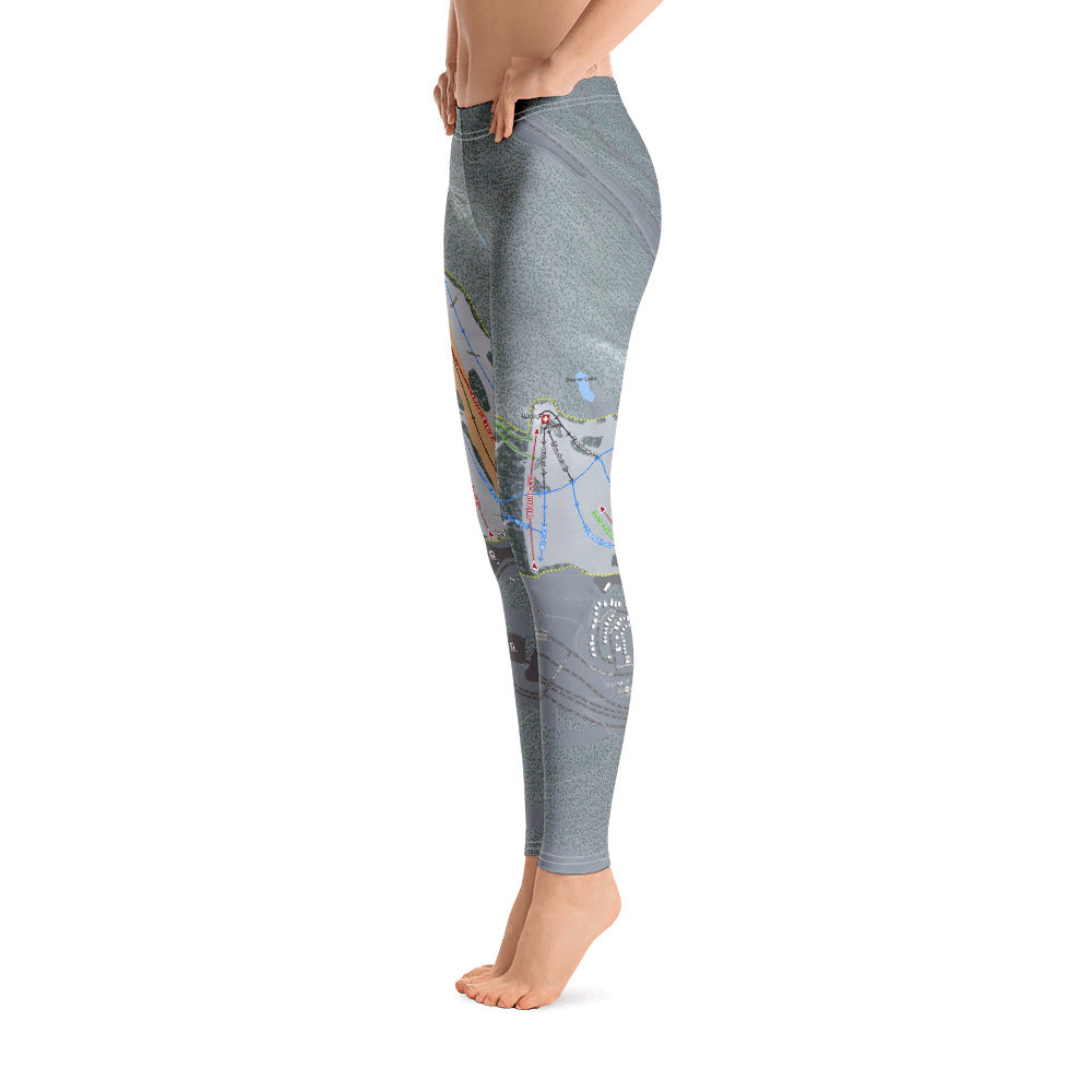 Summit At Snoqualmie, Washington Ski Trail Map - Women's Base Layer Bottoms - Powderaddicts