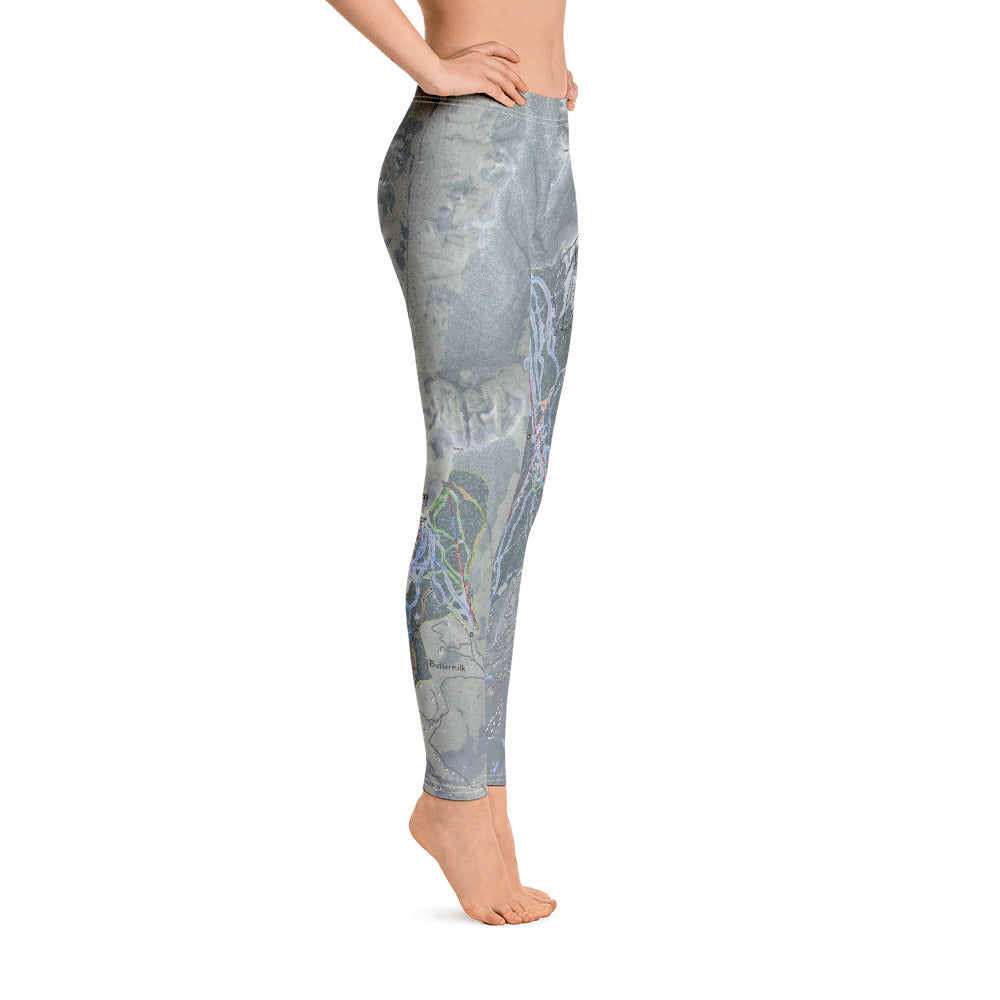 Aspen Snowmass, Colorado Ski Trail Map - Women's Base Layer Bottoms - Powderaddicts