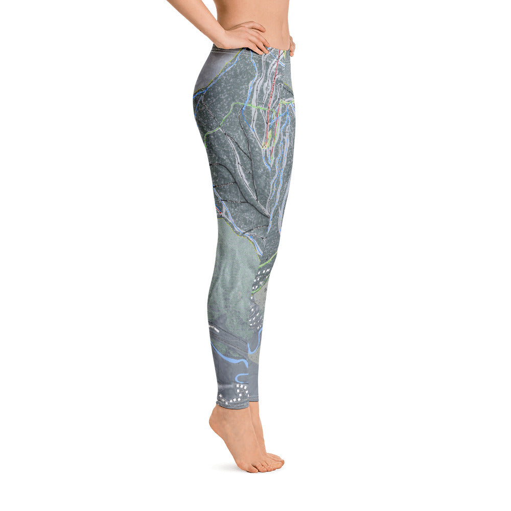 Bretton Woods, New Hampshire Ski Trail Map - Women's Base Layer Bottoms - Powderaddicts