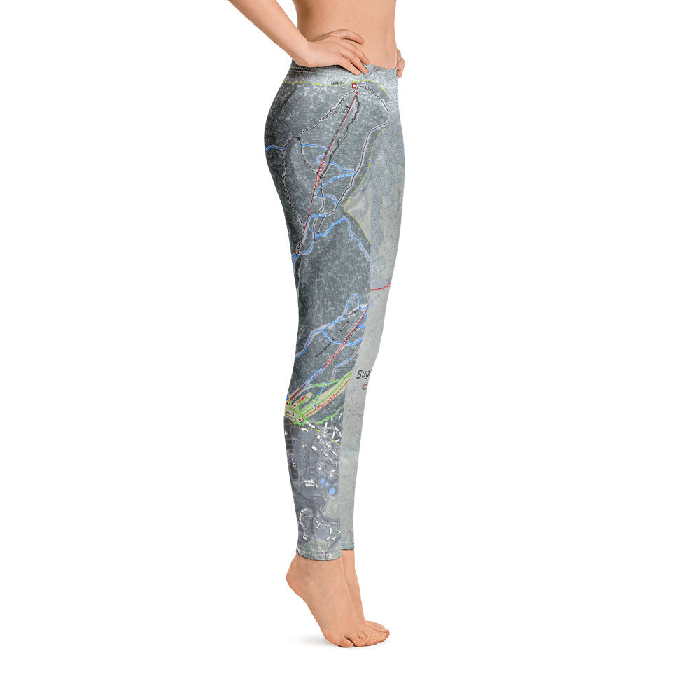 Sugarbush, Vermont Ski Trail Map - Women's Base Layer Bottoms - Powderaddicts