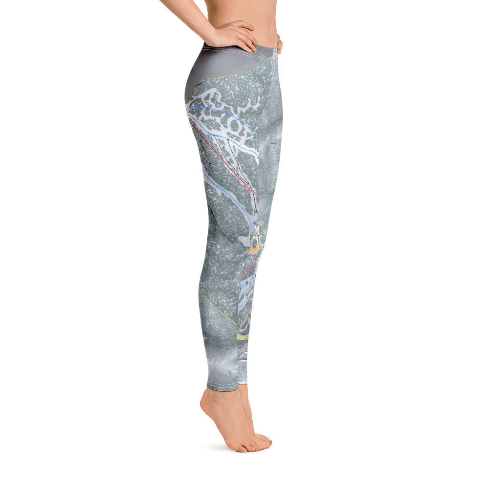 Diamond Peak, Nevada Ski Trail Map - Women's Base Layer Bottoms - Powderaddicts