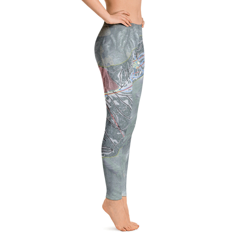 Aspen Highlands, Colorado Ski Trail Map - Women's Base Layer Bottoms - Powderaddicts