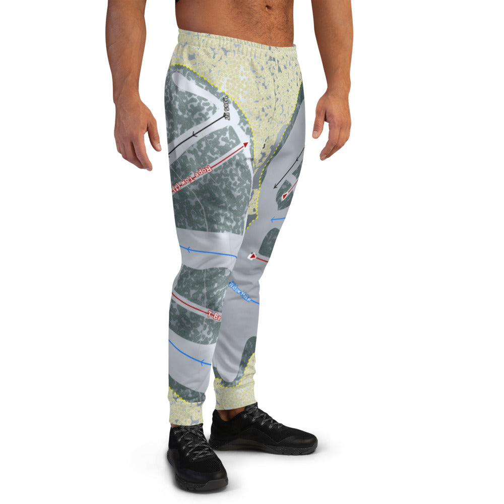 Paul Bunyan, Wisconsin Ski Trail Map Men's Mid-Layer - Powderaddicts