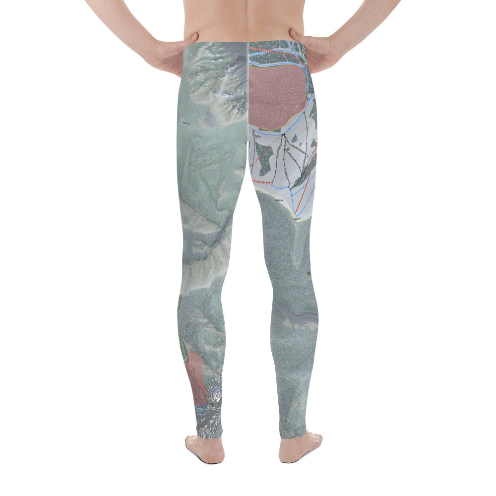 Vail, Colorado Ski Trail Map - Men's Base Layer Bottoms - Powderaddicts