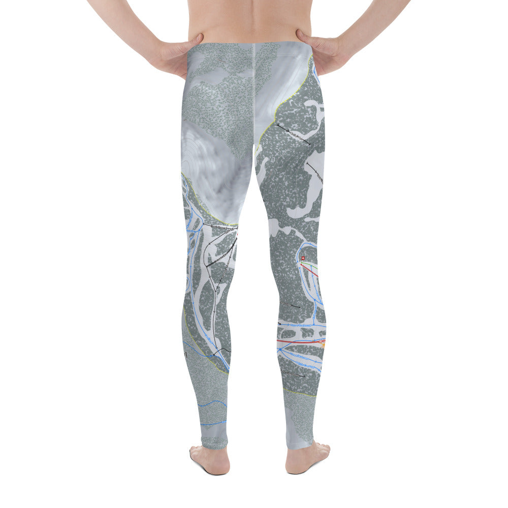 Sugar Bowl, California Ski Trail Map - Men's Base Layer Bottoms - Powderaddicts