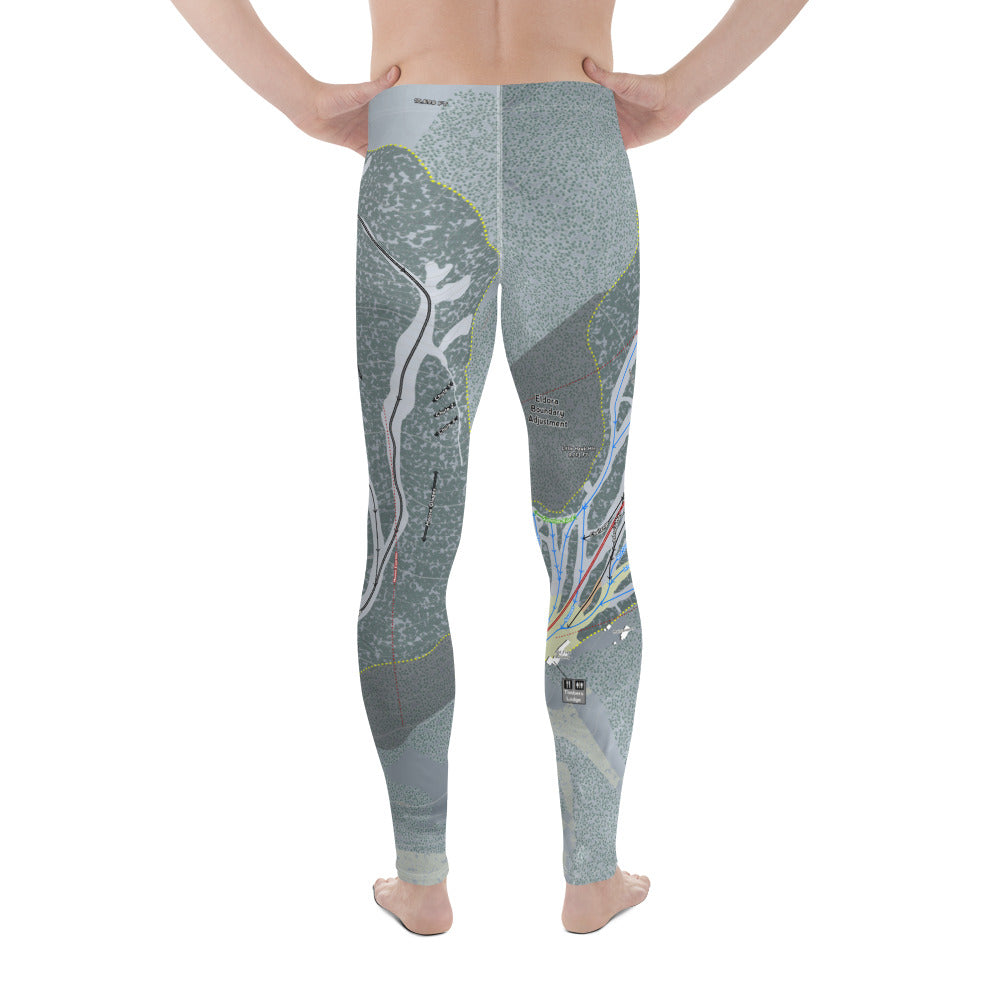 Eldora, Colorado Ski Trail Map - Men's Base Layer Bottoms - Powderaddicts