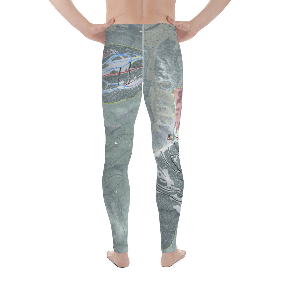 Aspen Highlands, Colorado Ski Trail Map - Men's Base Layer Bottoms - Powderaddicts