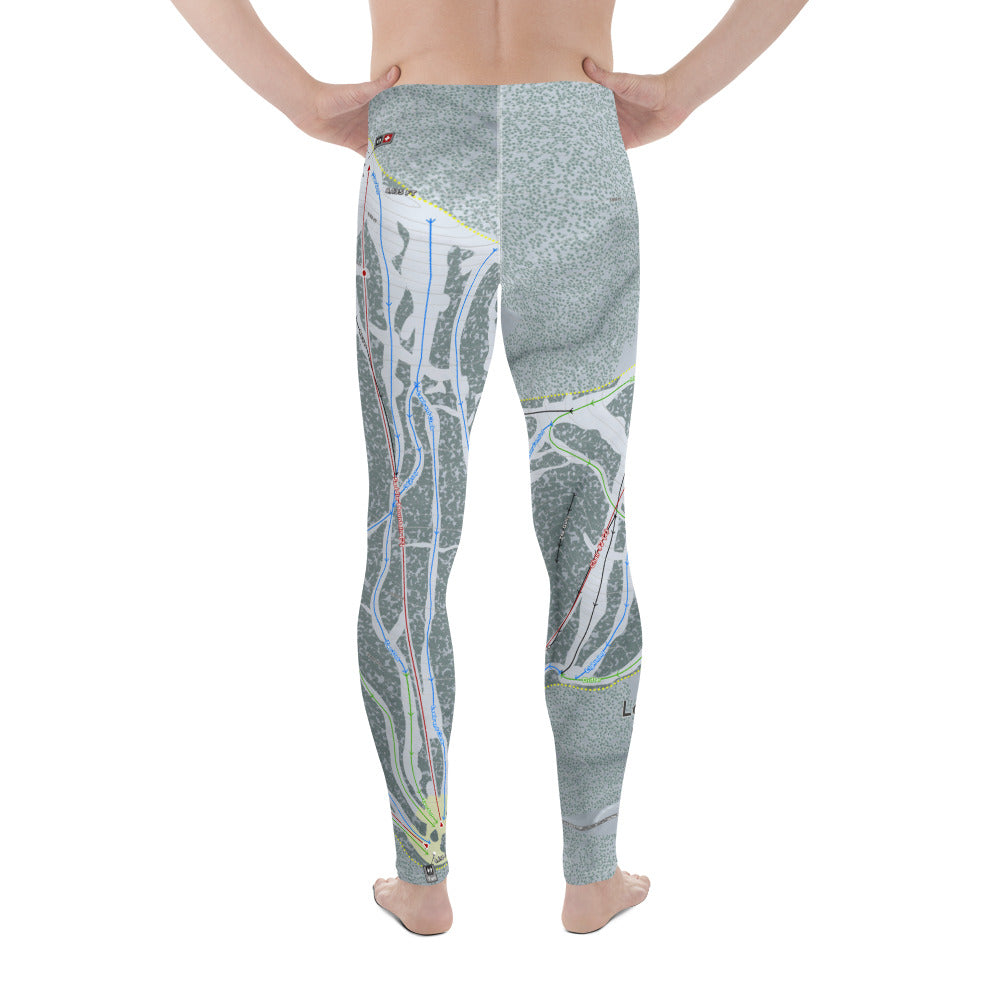 Lost Trail, Montana Ski Trail Map - Men's Base Layer Bottoms - Powderaddicts