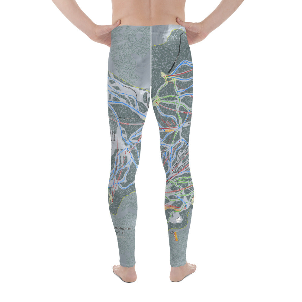 Mammoth Mountain, California Ski Trail Map - Men's Base Layer Bottoms - Powderaddicts