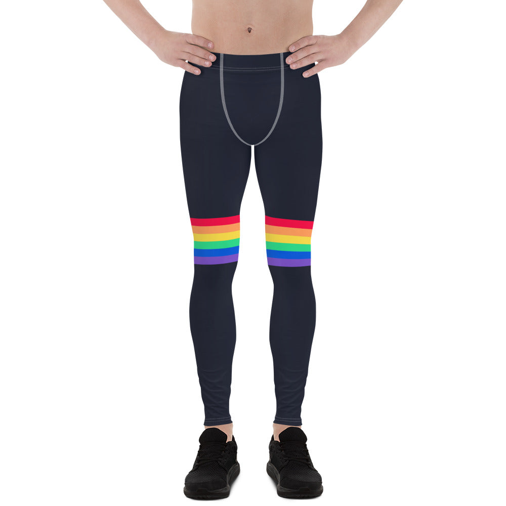 Pride Rainbow Workout Leggings Men - Gay Leggings