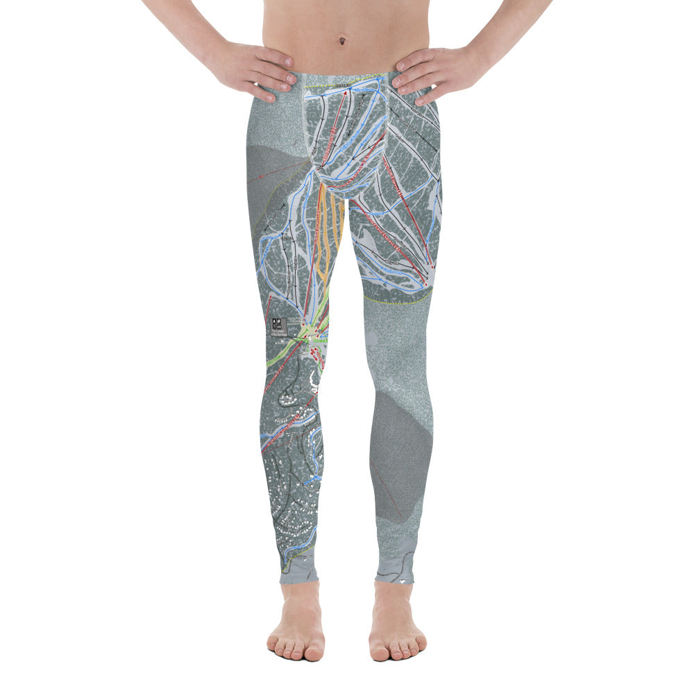 Northstar, California Ski Trail Map - Men's Base Layer Bottoms - Powderaddicts