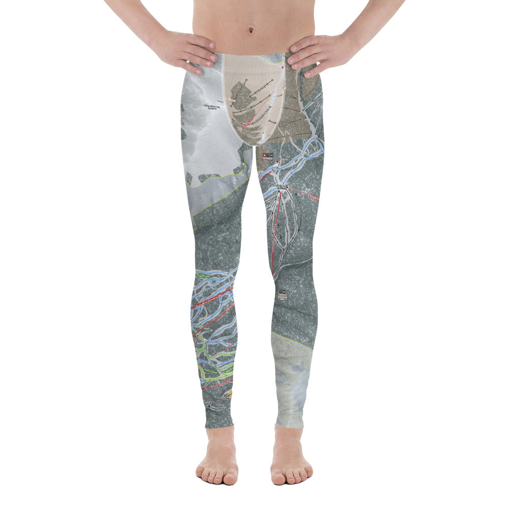 Keystone, Colorado Ski Trail Map - Men's Base Layer Bottoms - Powderaddicts