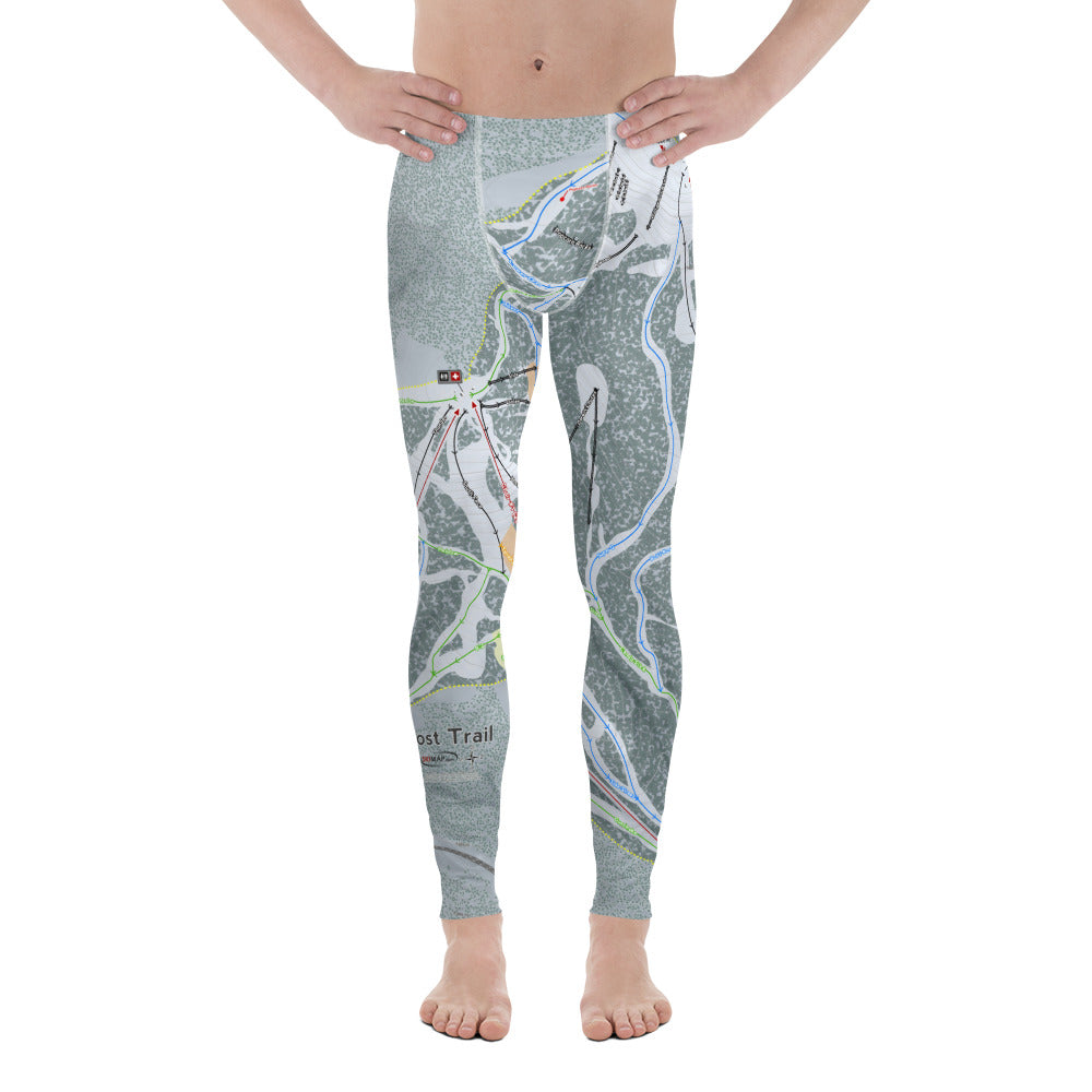 Lost Trail, Montana Ski Trail Map - Men's Base Layer Bottoms - Powderaddicts