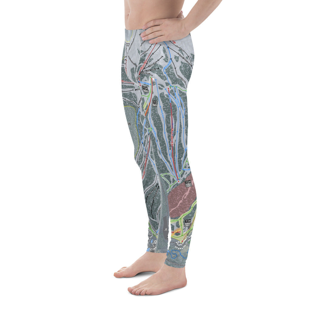 Copper Mountain, Colorado Ski Trail Map - Men's Base Layer Bottoms - Powderaddicts