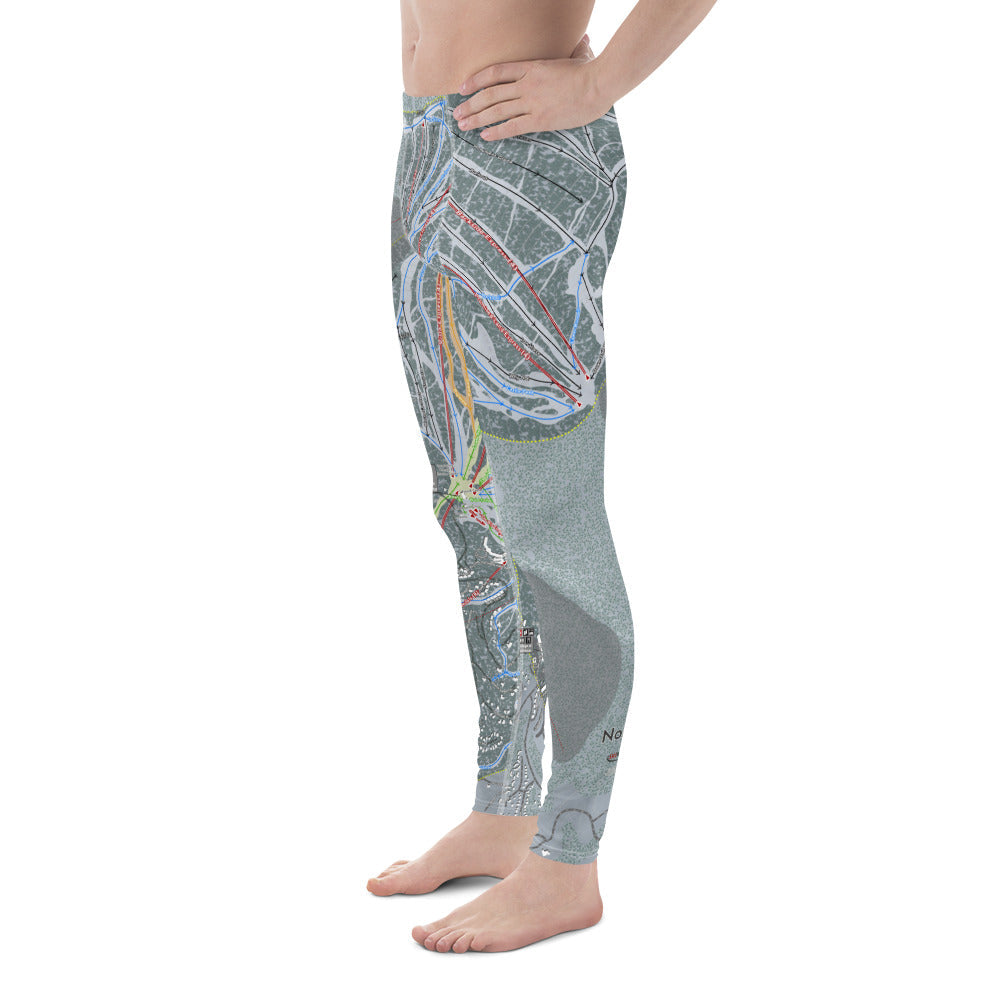 Northstar, California Ski Trail Map - Men's Base Layer Bottoms - Powderaddicts