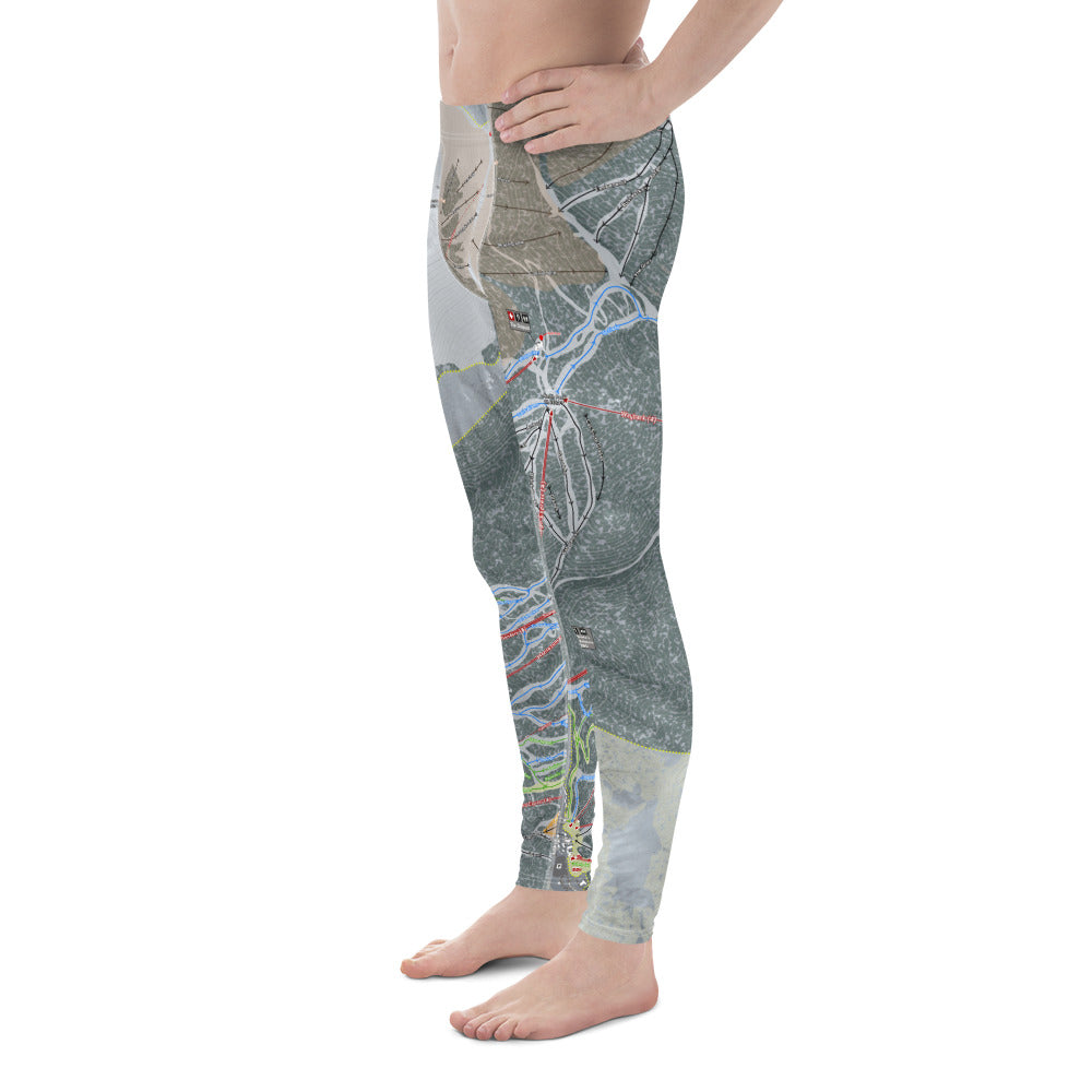 Keystone, Colorado Ski Trail Map - Men's Base Layer Bottoms - Powderaddicts