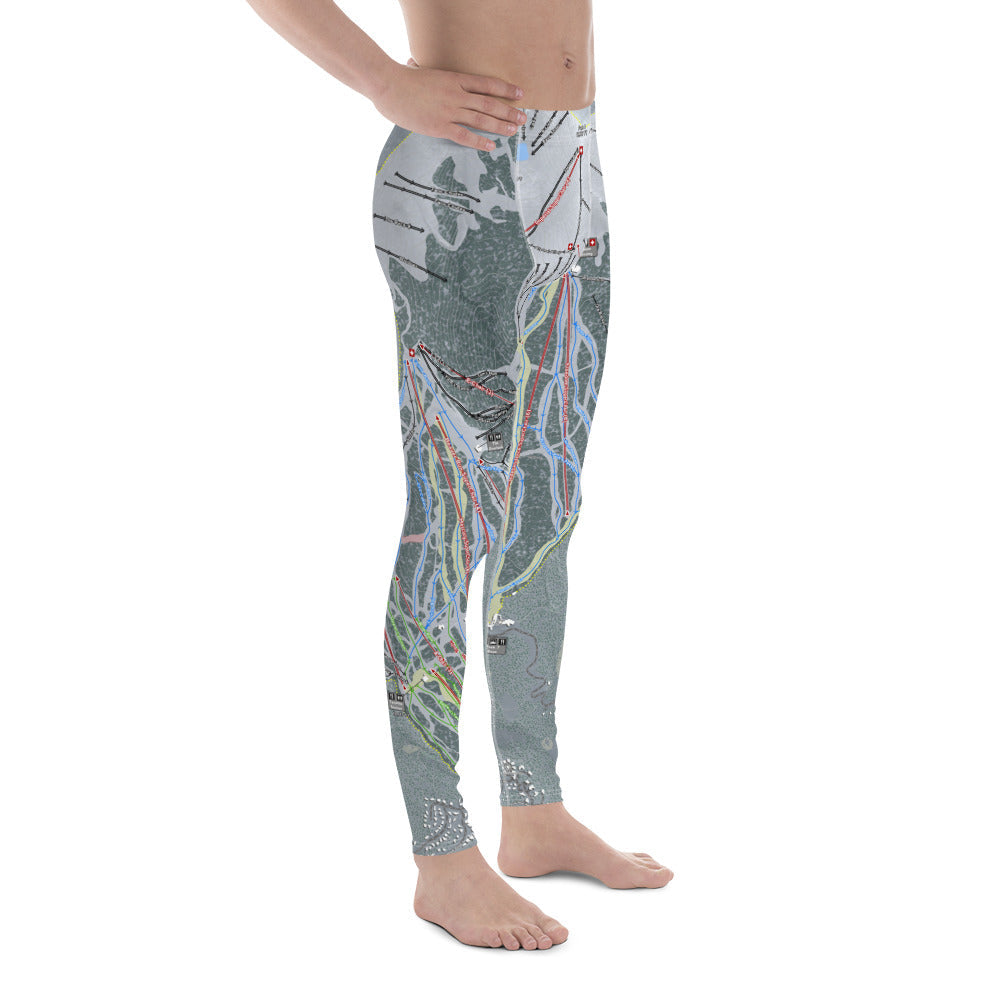 Breckenridge, Colorado Ski Trail Map - Men's Base Layer Bottoms - Powderaddicts