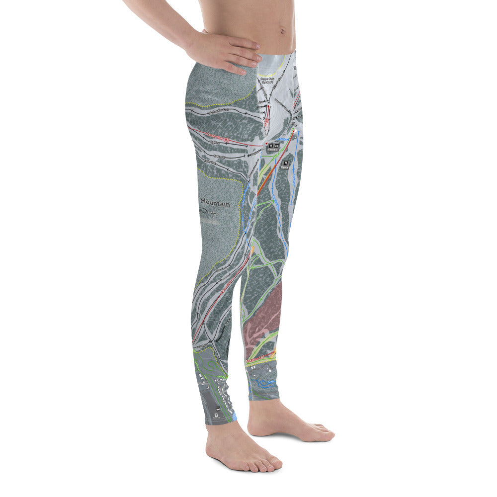 Copper Mountain, Colorado Ski Trail Map - Men's Base Layer Bottoms - Powderaddicts