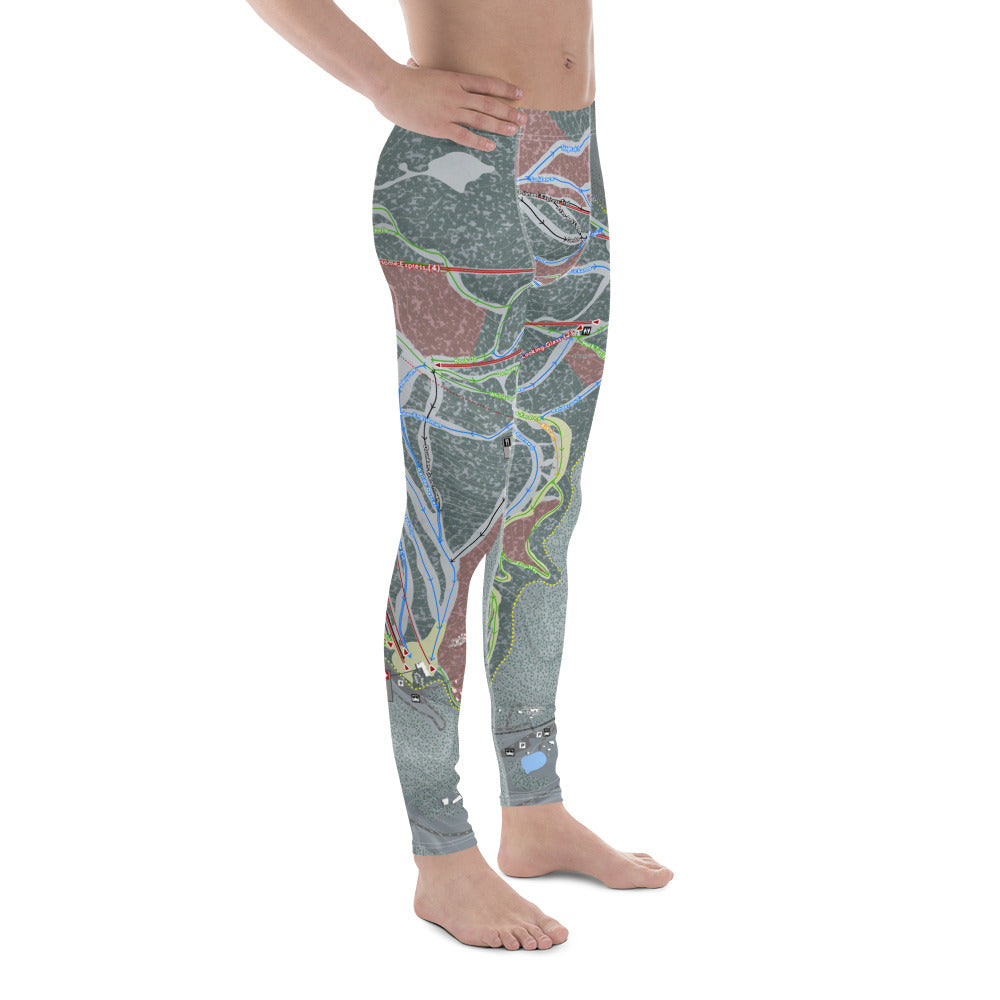 Winter Park, Colorado Ski Trail Map - Men's Base Layer Bottoms - Powderaddicts