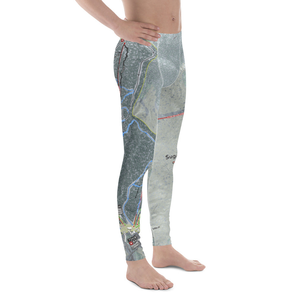 Sugarbush, Vermont Ski Trail Map - Men's Base Layer Bottoms - Powderaddicts