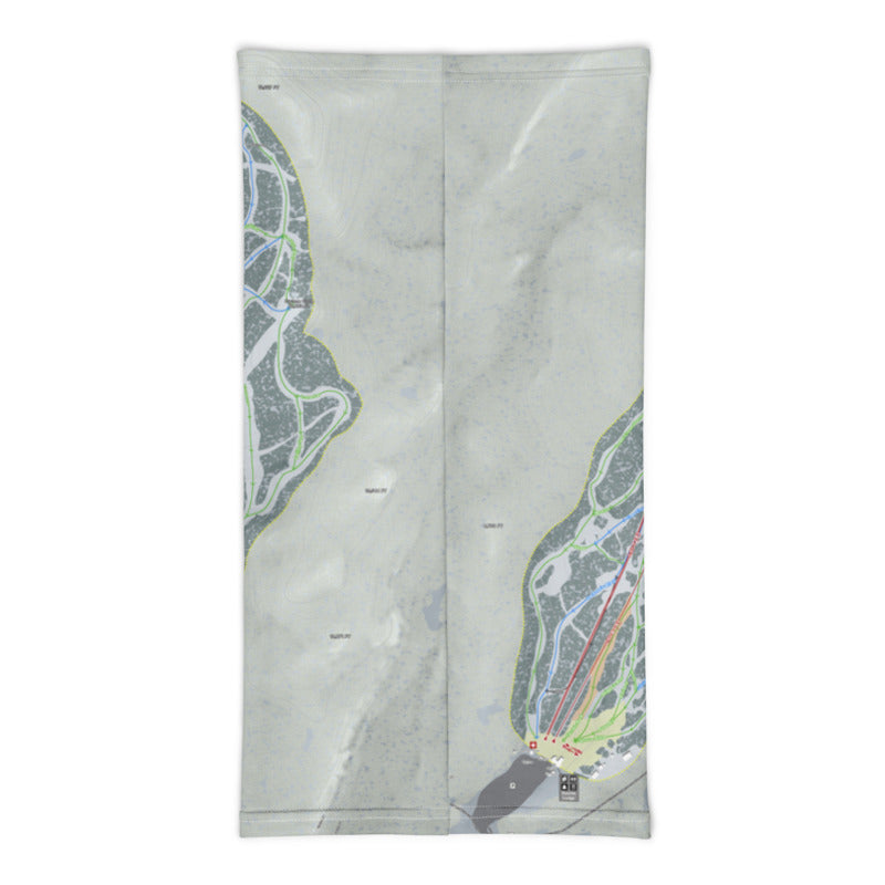 Sunrise Park, Arizona Ski Trail Map Printed Neck Gaiter - Powderaddicts