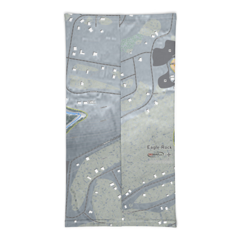 Eagle Rock, Pennsylvania Ski Trail Map Printed Neck Gaiter - Powderaddicts