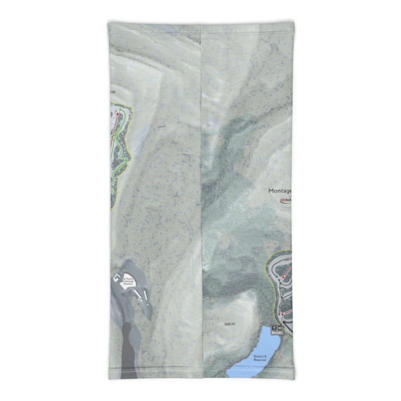 Montage Mountain, Pennsylvania Ski Trail Map Printed Neck Gaiter - Powderaddicts