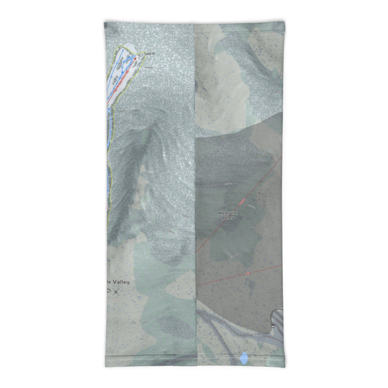 Waterville Valley, New Hampshire Ski Trail Map Printed Neck Gaiter - Powderaddicts