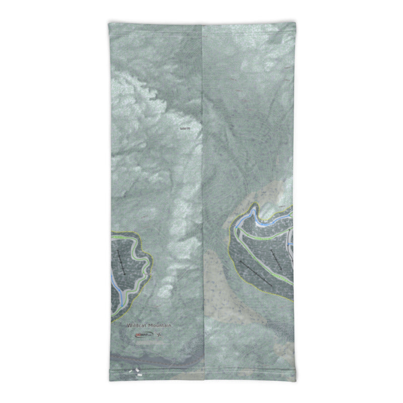 Wildcat Mountain, New Hampshire Ski Trail Map Printed Neck Gaiter - Powderaddicts