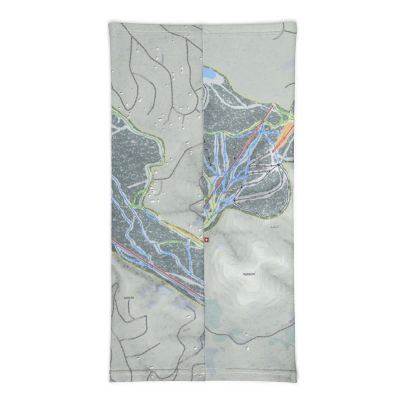 Angel Fire, New Mexico Ski Trail Map Printed Neck Gaiter - Powderaddicts