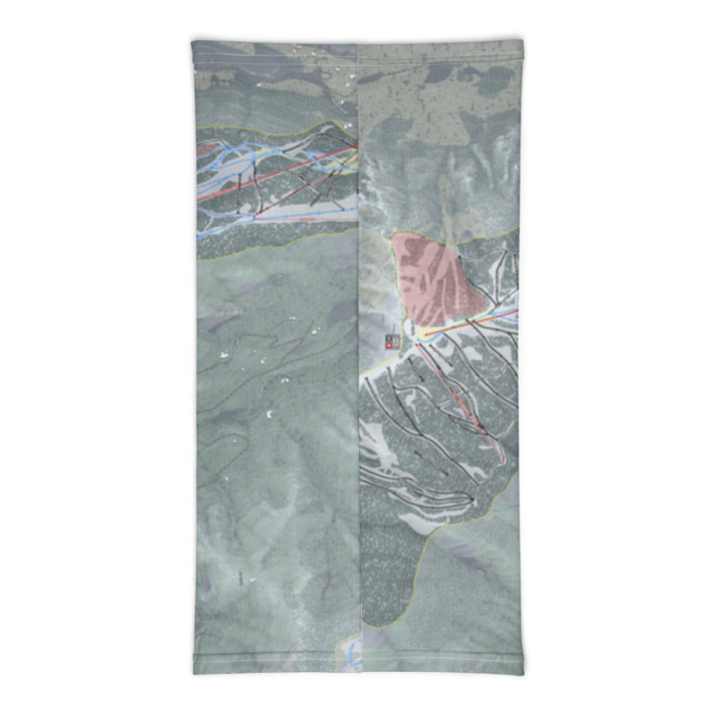 Aspen Highlands, Colorado Ski Trail Map Printed Neck Gaiter - Powderaddicts