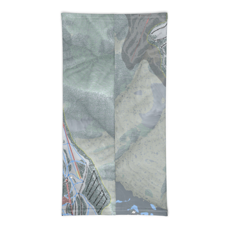 Aspen Mountain, Colorado Ski Trail Map Printed Neck Gaiter - Powderaddicts