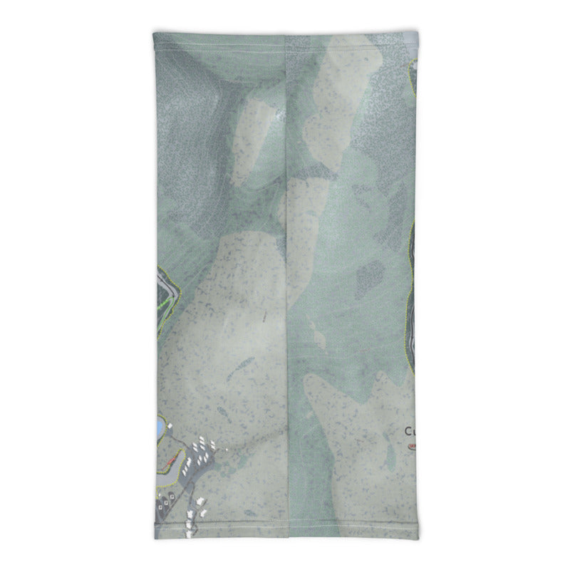 Cuchara, Colorado Ski Trail Map Printed Neck Gaiter - Powderaddicts