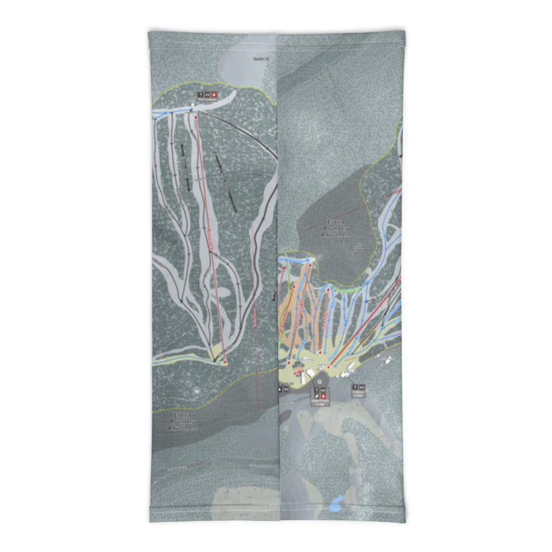 Eldora, Colorado Ski Trail Map Printed Neck Gaiter - Powderaddicts