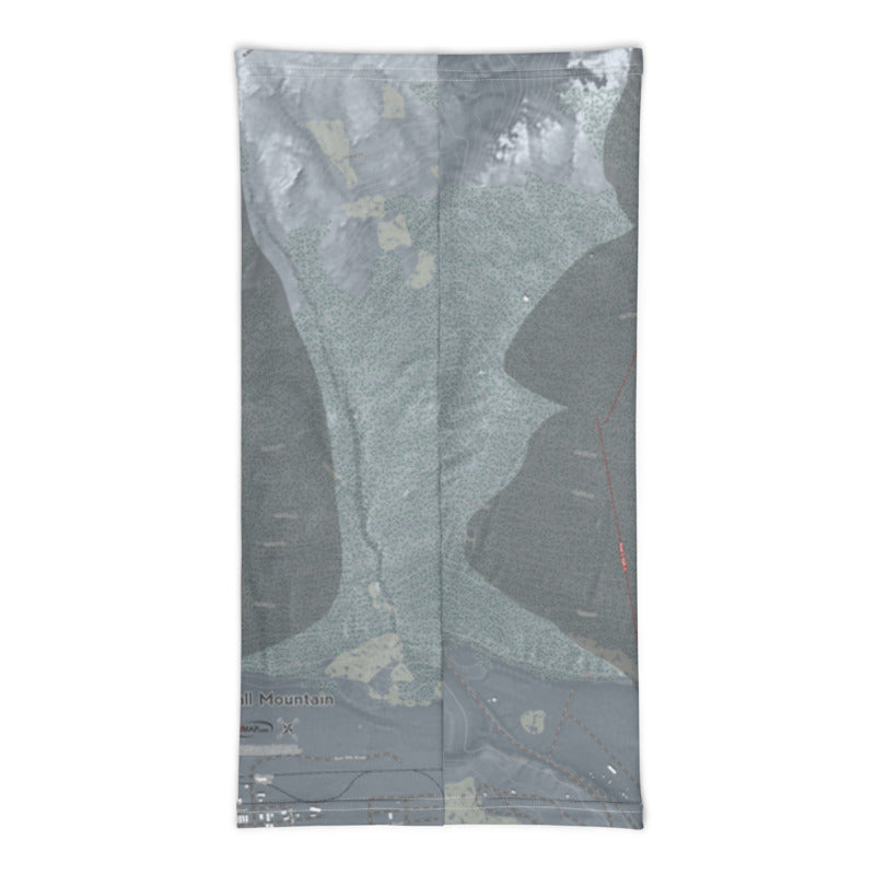 Kendall Mtn, Colorado Ski Trail Map Printed Neck Gaiter - Powderaddicts