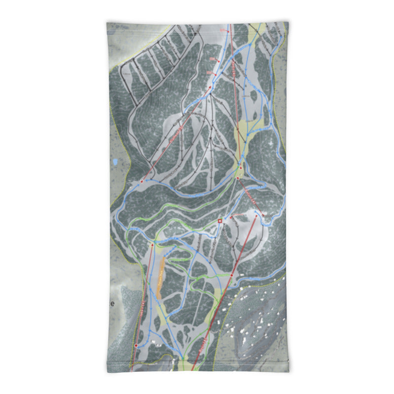 Sundance, Utah Ski Trail Map Printed Neck Gaiter - Powderaddicts