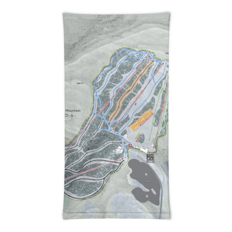 Montage Mountain, Pennsylvania Ski Trail Map Printed Neck Gaiter - Powderaddicts