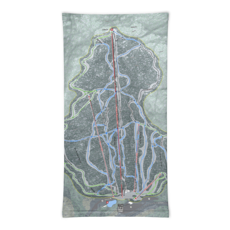 Wildcat Mountain, New Hampshire Ski Trail Map Printed Neck Gaiter - Powderaddicts