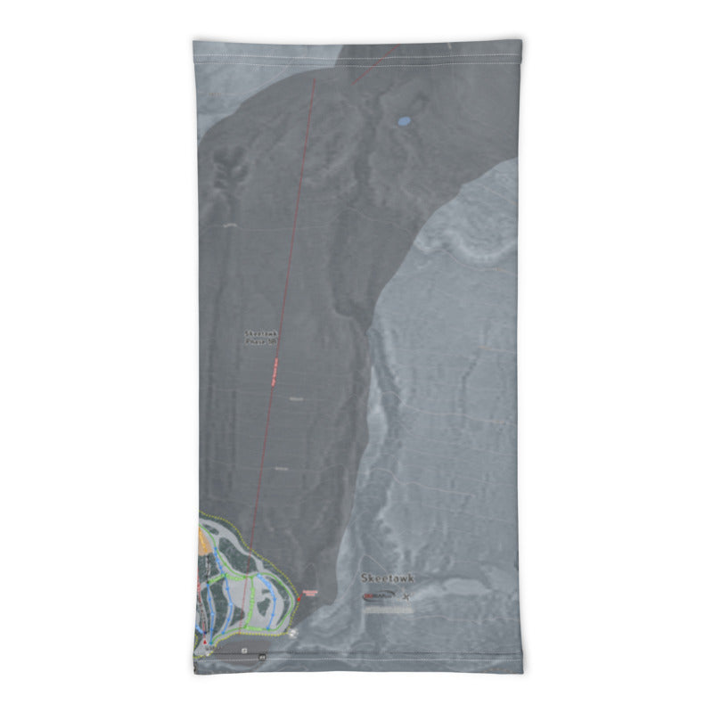 Skeetawk, Alaska Ski Trail Map Printed Neck Gaiter - Powderaddicts