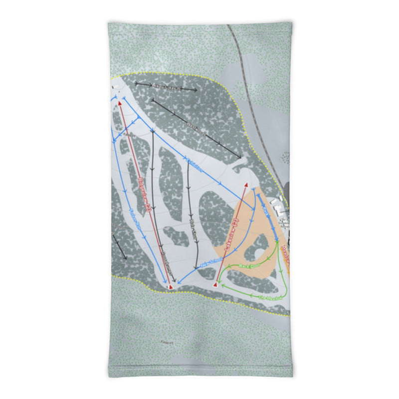 Alta Sierra, California Ski Trail Map Printed Neck Gaiter - Powderaddicts