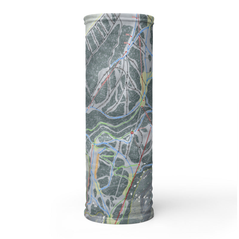 Sundance, Utah Ski Trail Map Printed Neck Gaiter - Powderaddicts