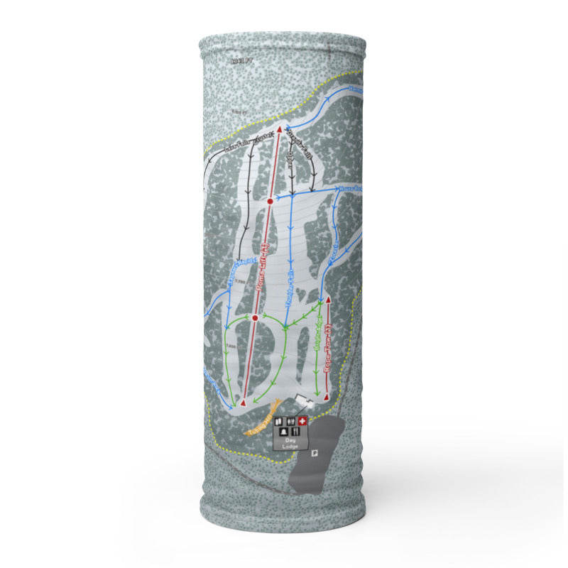 Elk Ridge, Arizona Ski Trail Map Printed Neck Gaiter - Powderaddicts