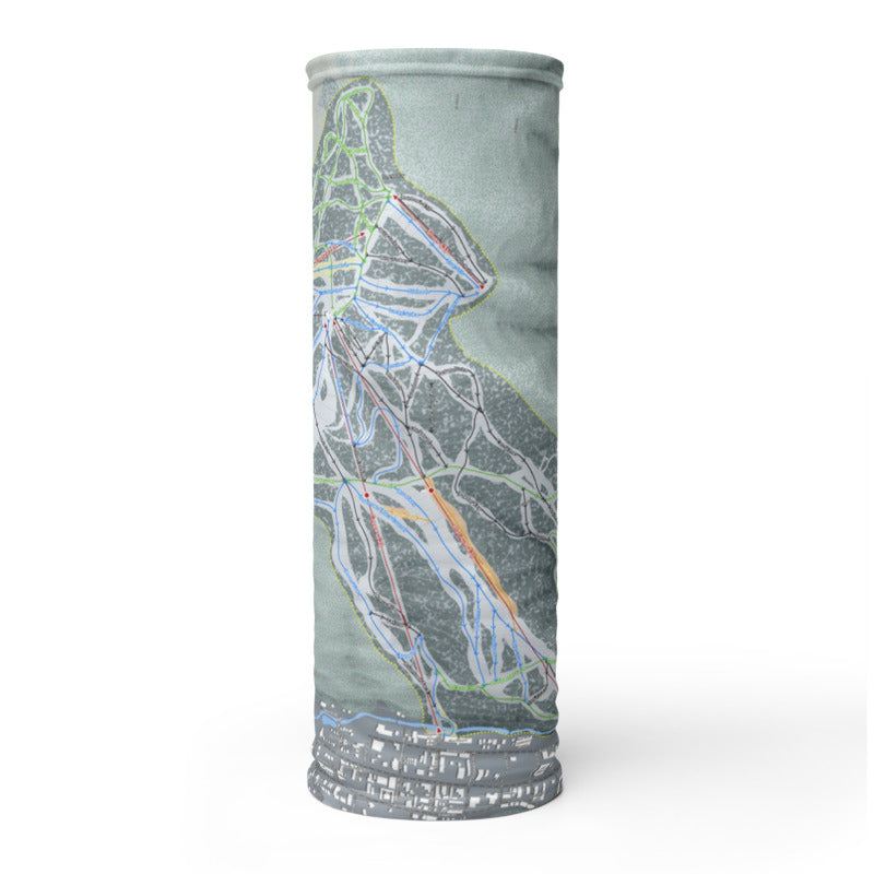 Red River, New Mexico Ski Trail Map Printed Neck Gaiter - Powderaddicts