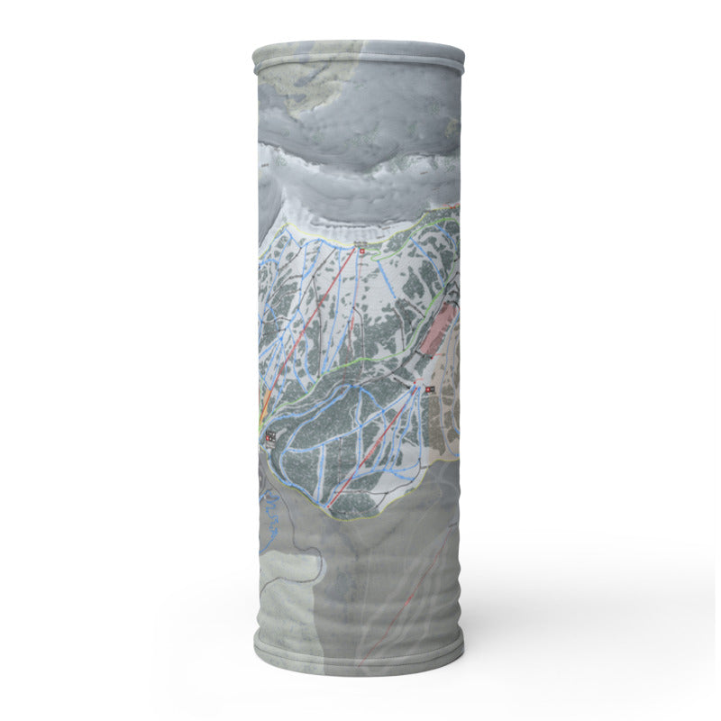 Grand Targhee, Wyoming Ski Trail Map Printed Neck Gaiter - Powderaddicts