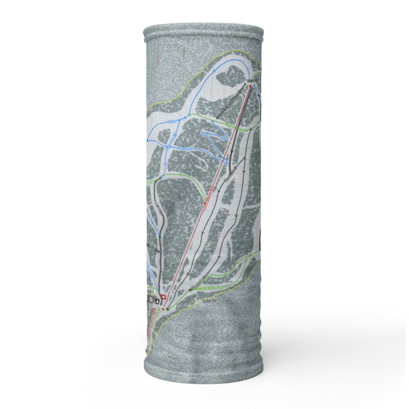 Maverick, Montana Ski Trail Map Printed Neck Gaiter - Powderaddicts