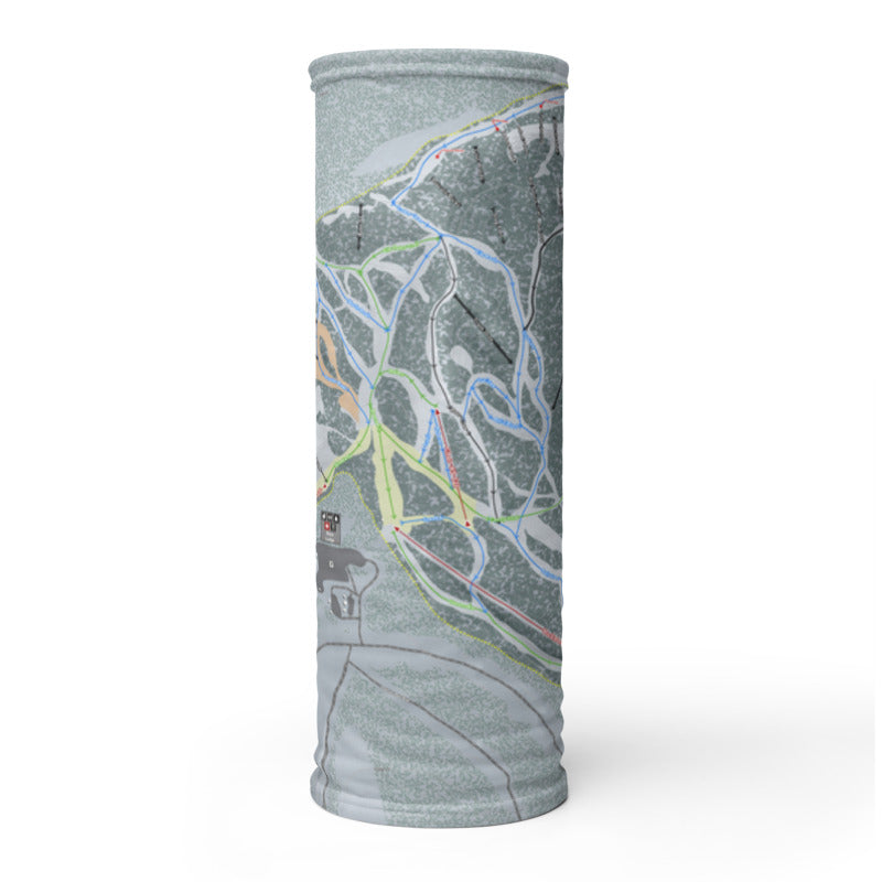 Lost Trail, Montana Ski Trail Map Printed Neck Gaiter - Powderaddicts