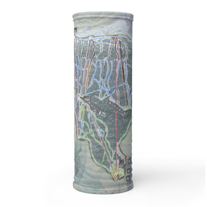 Belleayre, New York Ski Trail Map Printed Neck Gaiter - Powderaddicts